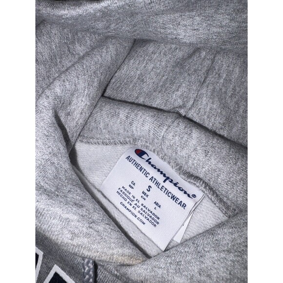 UNC Wilmington UNCW Seahawks Champion Hoodie Sweatshirt Women's Small Gray - Picture 3 of 10